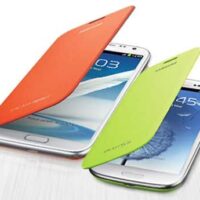 Flip Covers Note 2 Flip Covers couleurs pour Galaxy Note 2 et S3 Accessoires