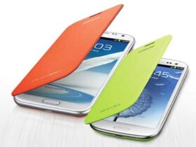 Flip Covers Note 2 Flip Covers couleurs pour Galaxy Note 2 et S3 Accessoires