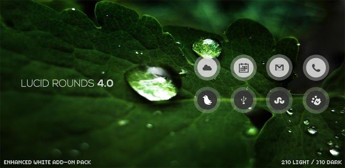 Lucid Round pack icones android