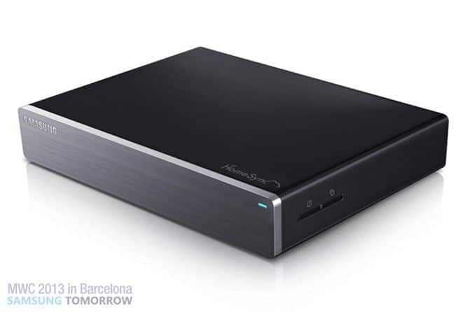 homesync Samsung présente sa box TV HomeSync avec 1 TO ! Actualité
