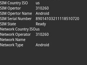 android simcardinfo