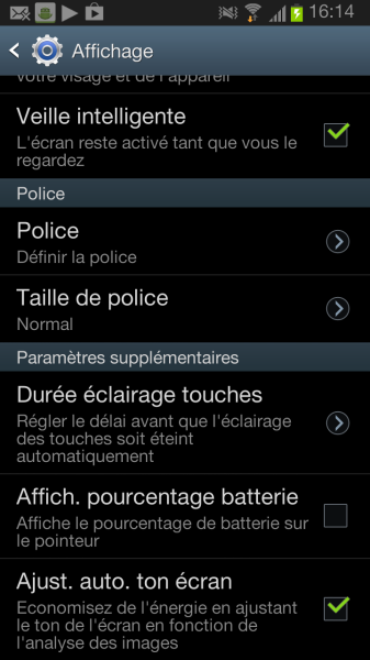 tuto changer police android samsung