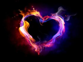 coeur en feu wallpaper android