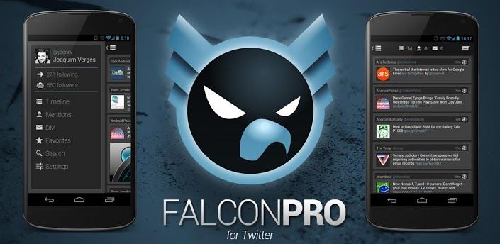falcon pro android twitter