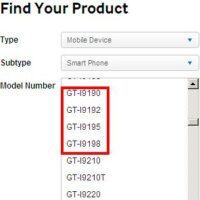 find your product samsung mini s4