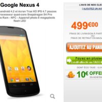 nexus 4 499euro Grosbill.com