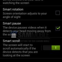 smart pause et smart scroll galaxy S4