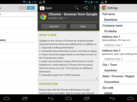 chrome sur android Nette amélioration de Chrome sur Android Applications