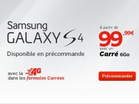 galaxy s4 precommande sfr