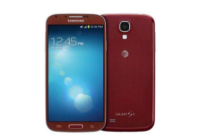galaxy s4 rouge