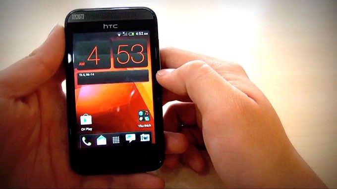 HTC Desire 200, Première vidéo du HTC Desire 200