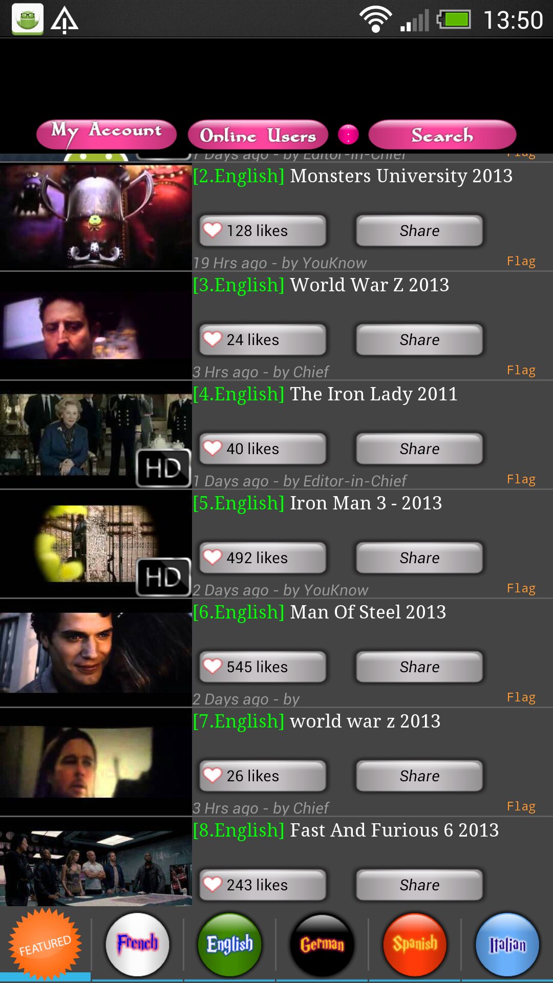 movietube film entier youtube gratuit android