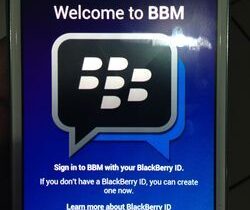 Première image de BBM sur Android Applications