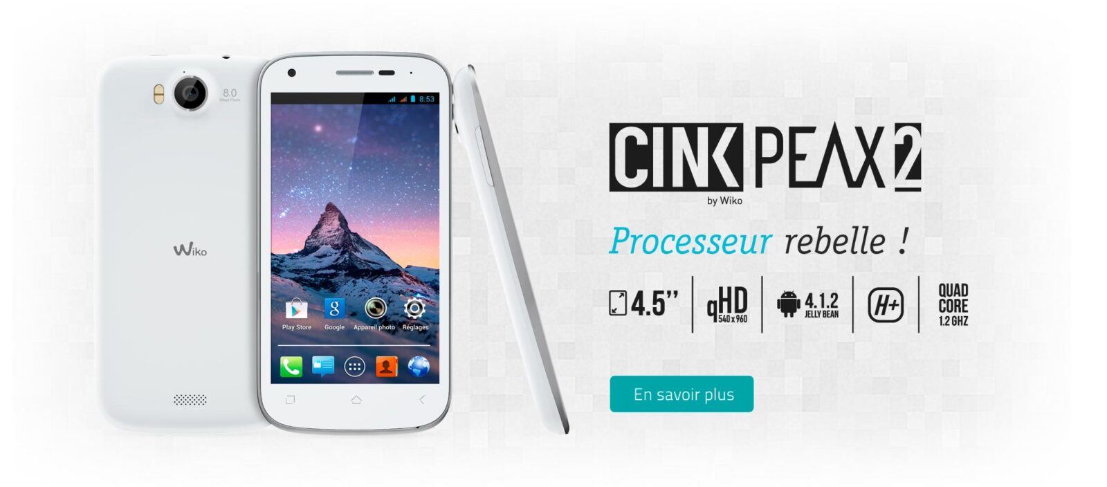 le Wiko Cink Peax 2 android