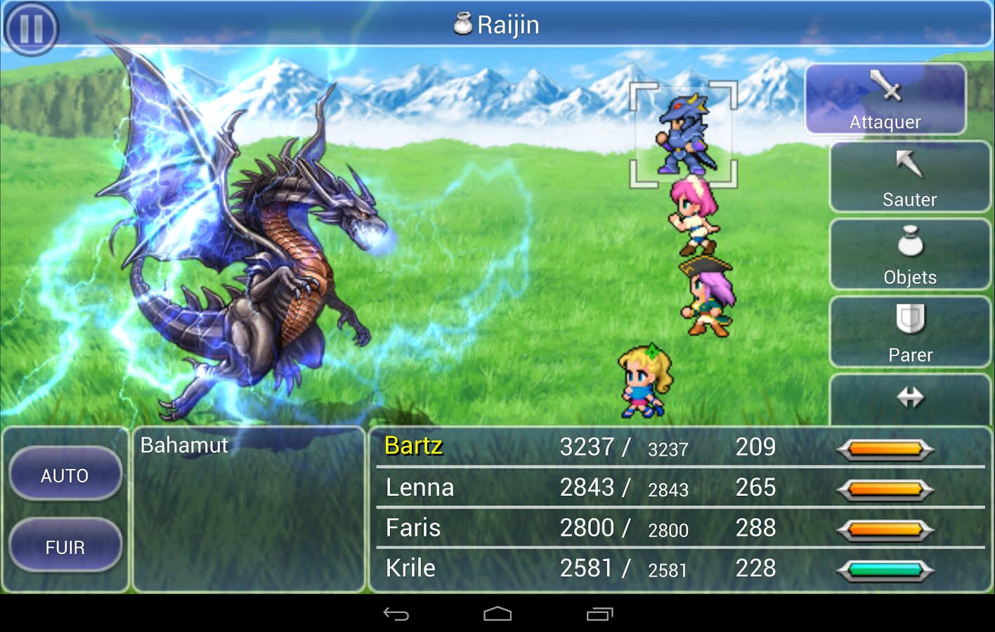 ff5 android jeu