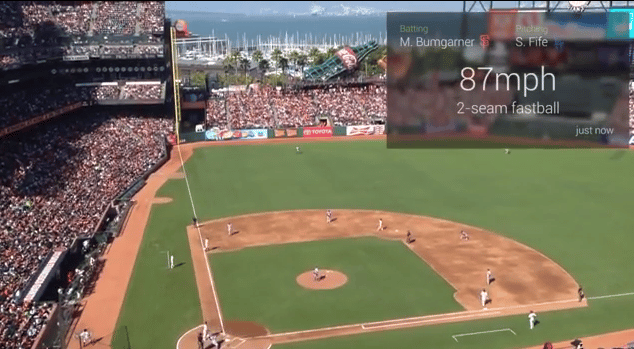 google glass sport, Google Glass : une app pour suivre les matchs de sport comme à la TV