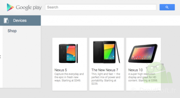 android play store nexus 5 nexus 7 nexus 10