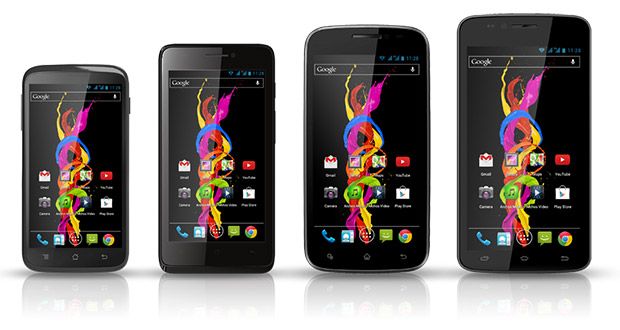 4 smartphones low-cost Archos Titanium Appareils