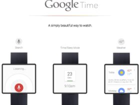 google time concept smart watch google now