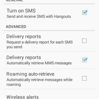 Enfin les SMS dans Hangouts ? Applications
