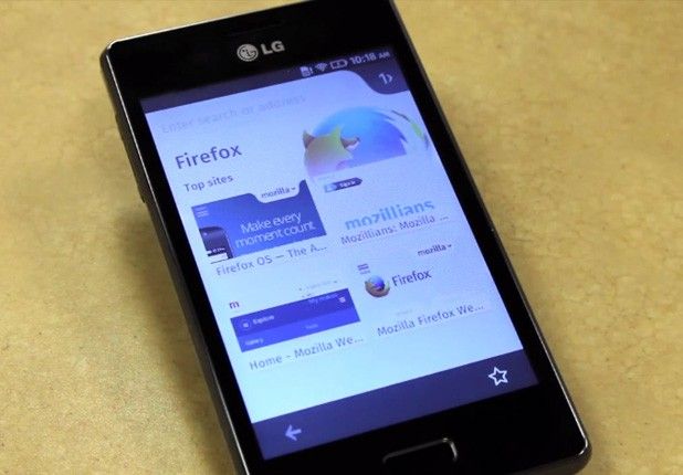 firefox lg, Premier smartphone sous Firefox pour LG