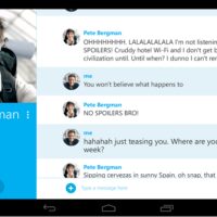 skype 4.4 android tablette