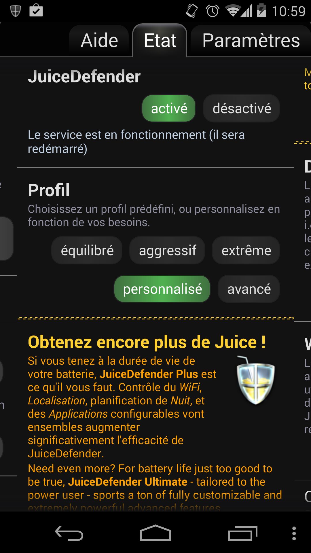 juice defender droidsoft android app gratuite