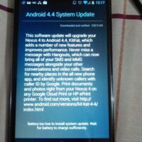 nexus 4 android 4.4 update