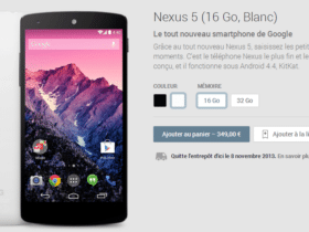 Meilleure disponibilité du Nexus 5 blanc Appareils