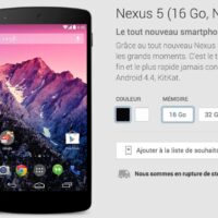 nexus 5 noir rupture