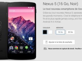 nexus 5 noir rupture