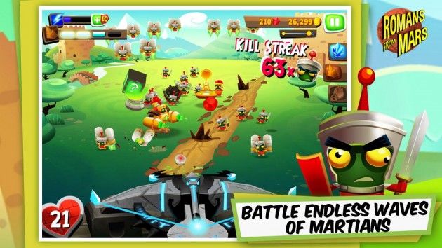 romans from mars, Romans from Mars : jeu gratuit Android