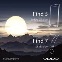 La 2K confirmée pour le Oppo Find 7 Appareils