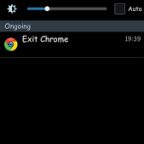exit chrome android app