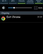 exit chrome android app