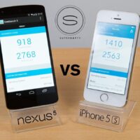 nexus 5 vs iphone 5S test