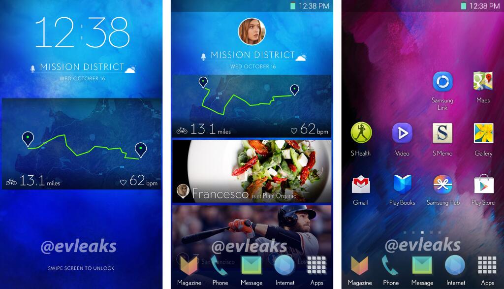 Android-Samsung-nouvelle interface TouchWiz Galaxy S5