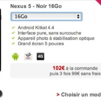 nexus 5 free mobile pas cher