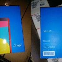 nexus 5 rouge carton boite box