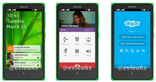 Les premières images d’Android sur Nokia Normandy Appareils