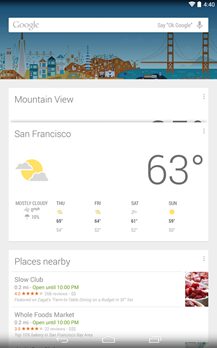 Le Google Now Launcher s’étend Applications