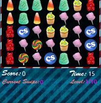Candy Swipe contre-attaque Candy Crush Saga Applications