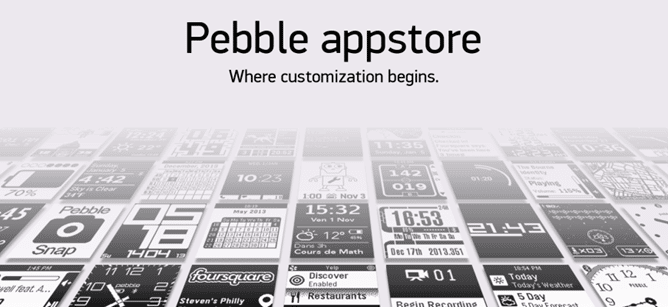 Le Pebble Appstore est disponible en bêta sur Android Applications