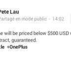 Le CyanogenPhone OnePlus à moins de $500 Appareils