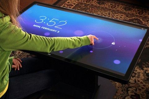 table android, Une table-basse Android de 46&Prime; !