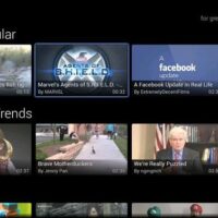 YouTube for Google TV retiré Applications