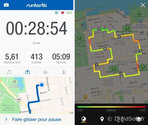 runtastic-gps-course-b-pied-ma android