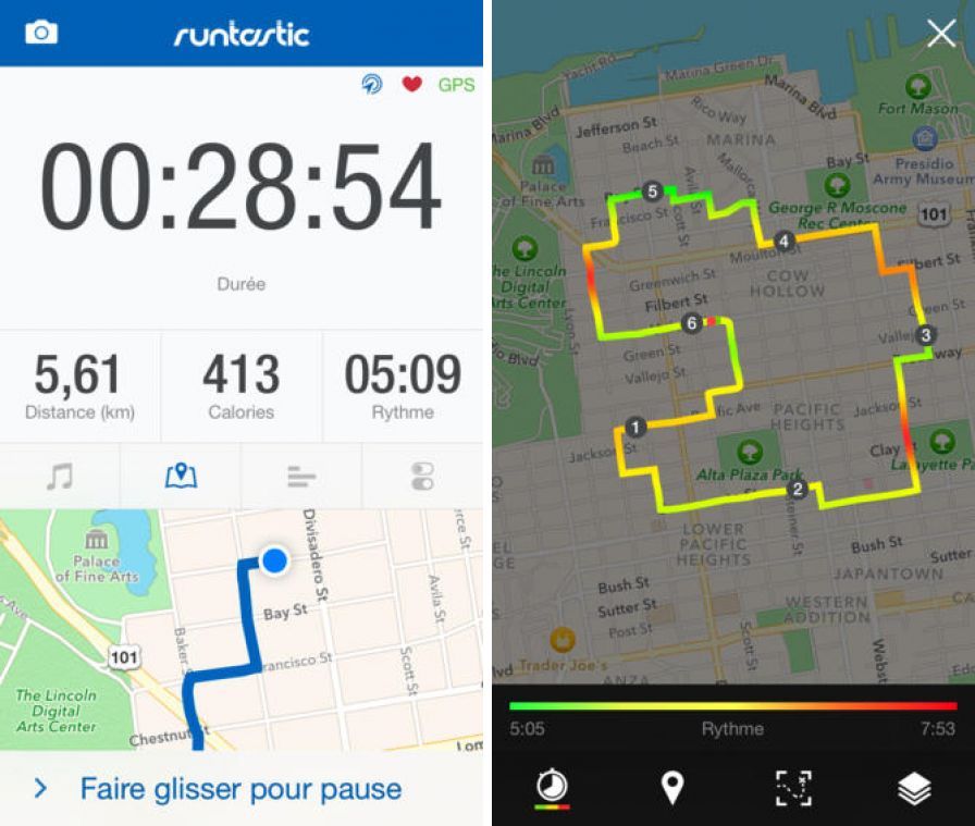 runtastic-gps-course-b-pied-ma android
