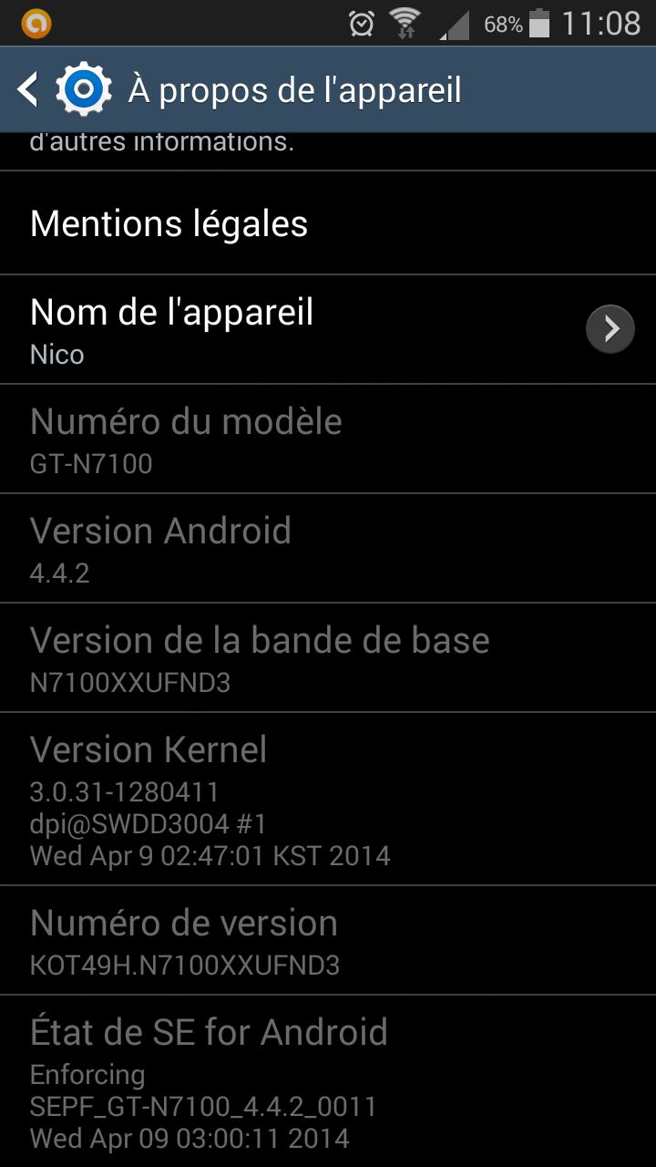 android 4.4.2 galaxy note 2