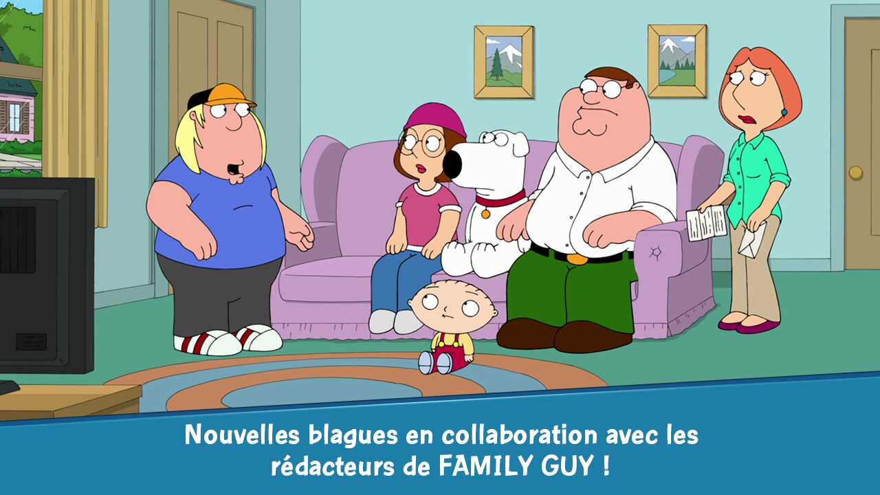 Test de Family Guy sur Android Jeux Android